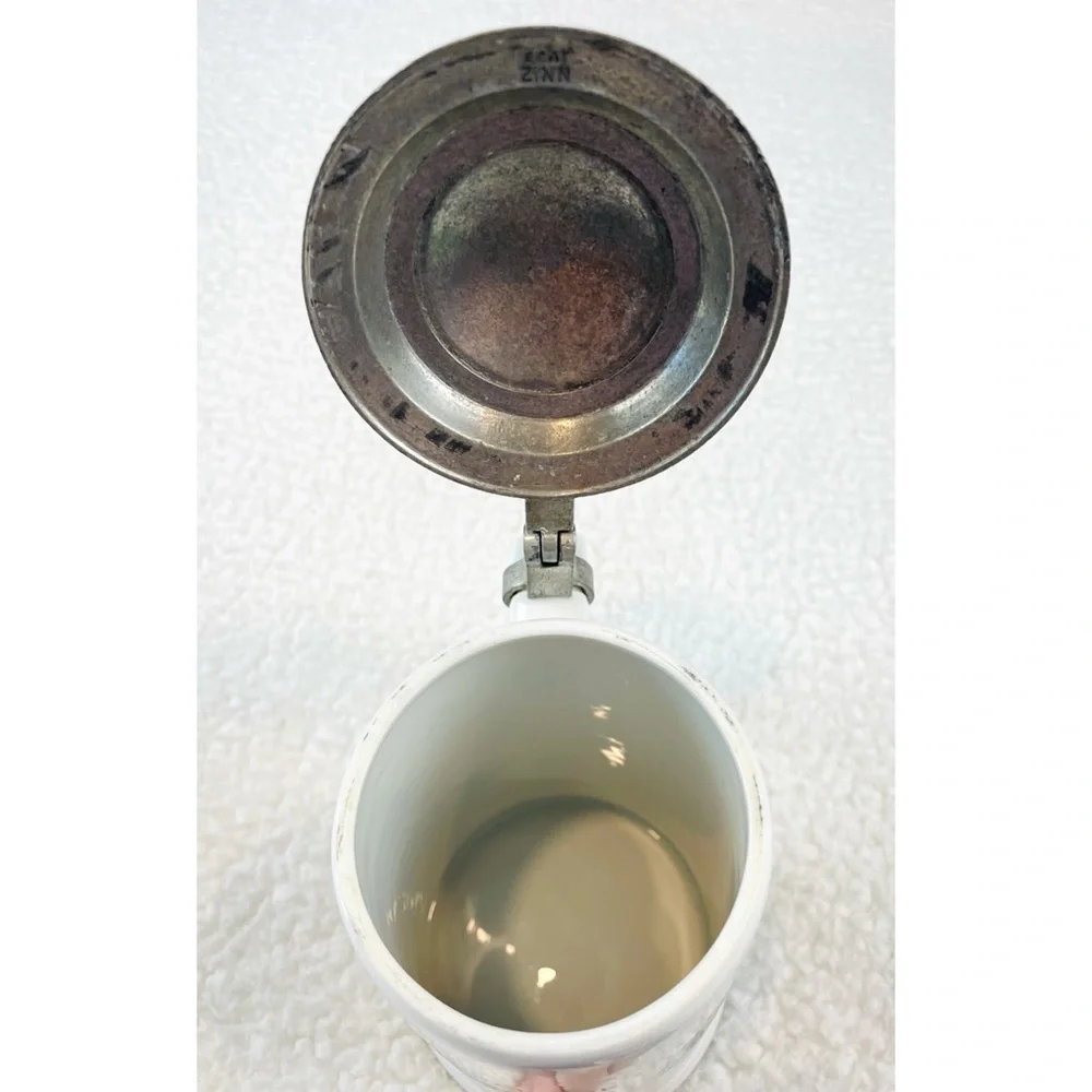 (VTG) German Beer Stein Lidded Mug